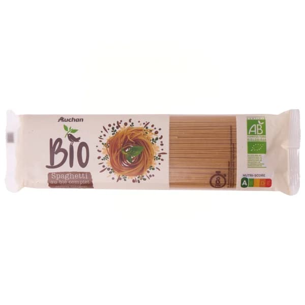 PRODUCTO ALCAMPO Bio Spaghetti de trigo integral ecológico 500 g. - 0.5 kg - Imagen del producto en Findit