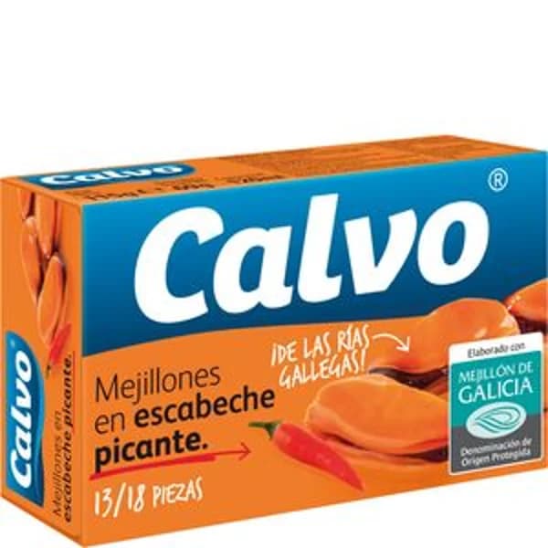 Mejillon picante en escabeche 14/19 115 g - 0.07 kg - Imagen del producto en Findit