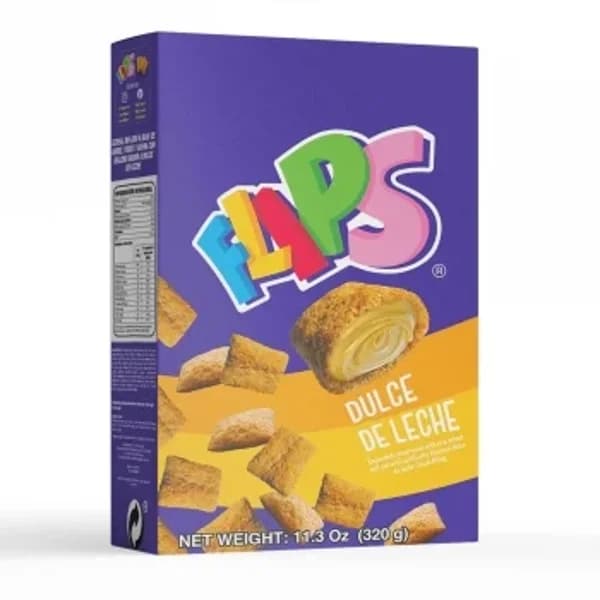 Cereales rellenos de dulce de leche Flips 320 g. - 0.32 kg - Imagen del producto en Findit