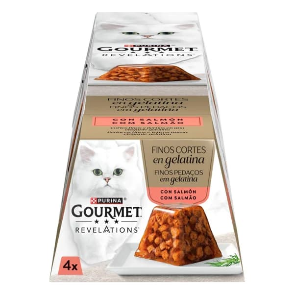 Alimento Gato Pedazos de Salmon  4x57G - 0.23 kg - Imagen del producto en Findit