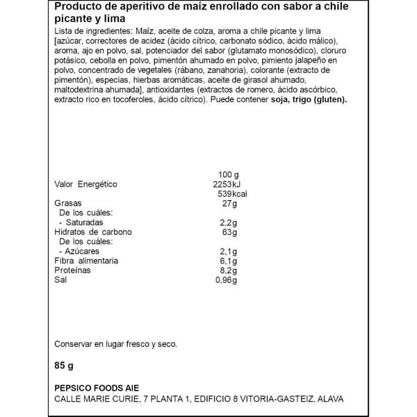 Snack Doritos Dinamita 85G - 0.09 kg - Imagen del producto en Findit