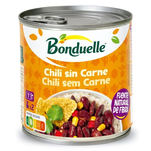 Chilli sin carne Bonduelle lata 400 g - 0.4 kg - Imagen del producto en Findit