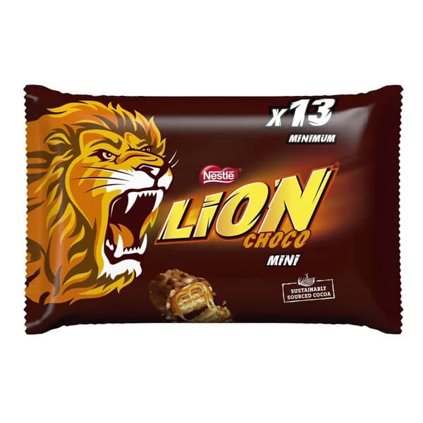NESTLÉ Lion Barritas de chocolate rellenas de dulce de leche y cereales 250 g. - 0.27 kg - Imagen del producto en Findit