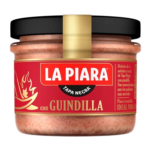 LA PIARA Paté con guindilla LA PIARA Tapa Negra 110 gr. - 0.11 kg - Imagen del producto en Findit
