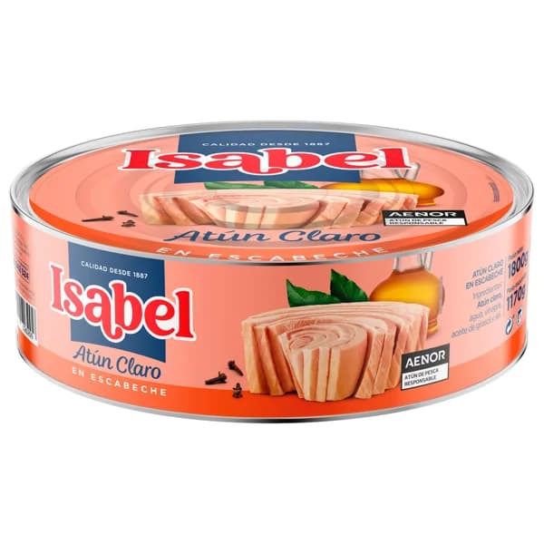 ISABEL Atún claro en escabeche lata de 1170 g. - 1.17 kg - Imagen del producto en Findit