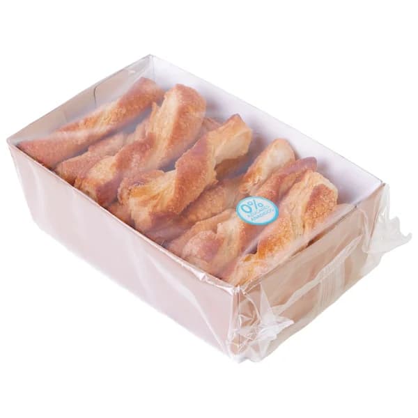 Lazos de hojaldre sin azúcares añadidos 150 g. - 0.15 kg - Imagen del producto en Findit