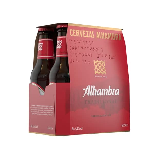 ALHAMBRA Tradicional Cervezas pack 6 uds. x 25 CL. - 1.5 l - Imagen del producto en Findit