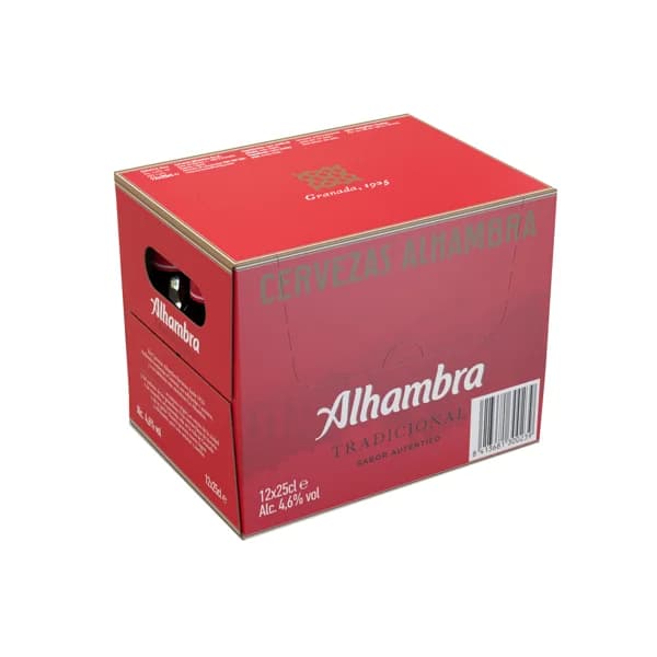 ALHAMBRA Tradicional Cervezaspack de 12 uds. x 25 xl. - 3 l - Imagen del producto en Findit
