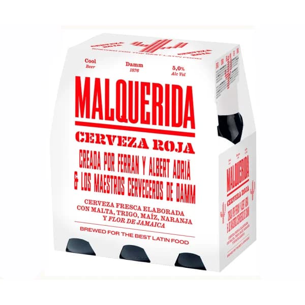 MALQUERIDA Cerveza 6 und. x 25 cl. - 1.5 l - Imagen del producto en Findit