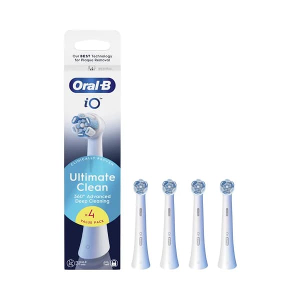ORAL-B iO Ultimate clean Pack de 4 cabezales de recambio Braun. - 1 ud - Imagen del producto en Findit