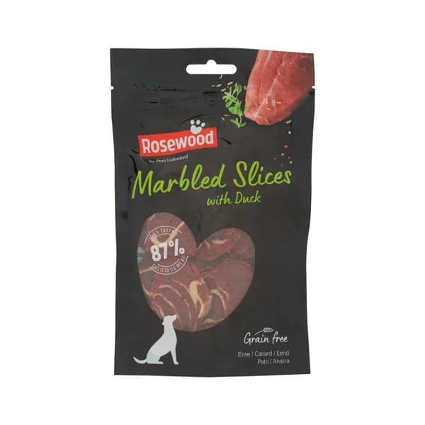 ROSEWOOD Snack para perro en láminas de pato 100 gr. - 0.1 kg - Imagen del producto en Findit