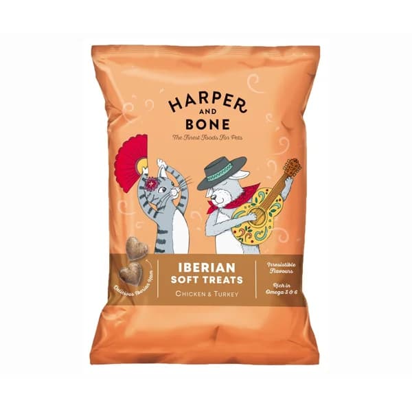 HARPER&BONE Snacks para perros y gatos de pollo y pavo 90 gr. - 0.09 kg - Imagen del producto en Findit