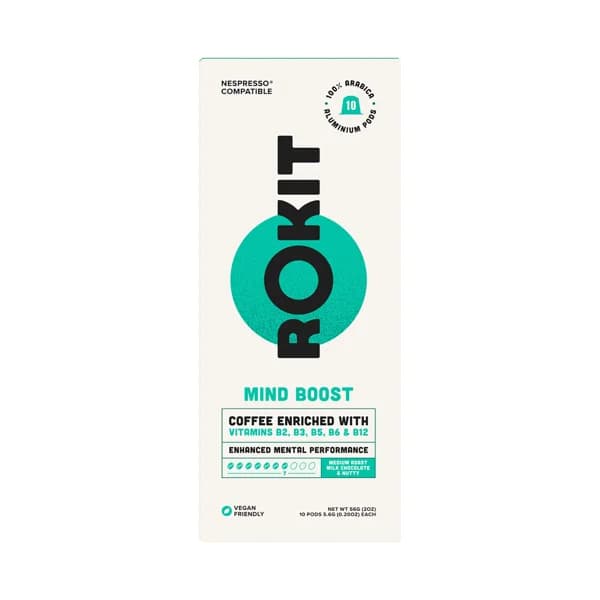 ROKIT Mind boost Café en cápsulas compatible con nespresso 10 uds - 0.06 kg - Imagen del producto en Findit