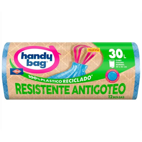 HANDY BAG Bolsa de basura antigoteo 30 l. - 1 ud - Imagen del producto en Findit