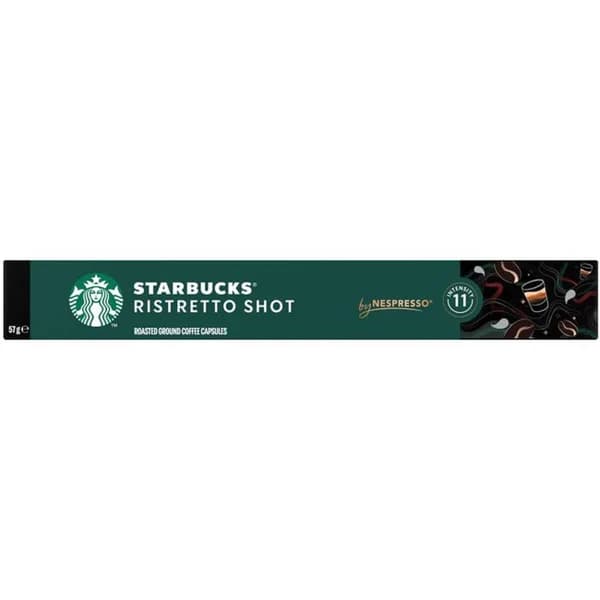 Café ristretto shot compatible Nespresso STARBUCKS, caja 10 uds - 10 ud - Imagen del producto en Findit