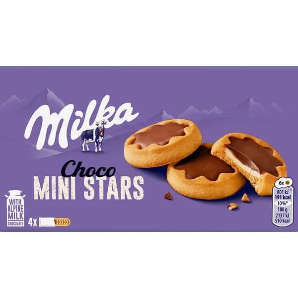 Estrellas minis de chocolate MILKA, caja 150 g - 0.15 kg - Imagen del producto en Findit