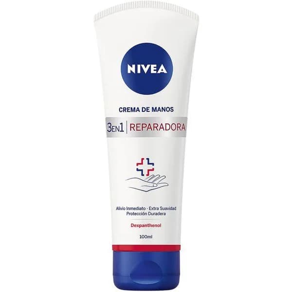 Crema de manos reparadora 3n1 NIVEA, tubo 100 ml - 0.1 l - Imagen del producto en Findit
