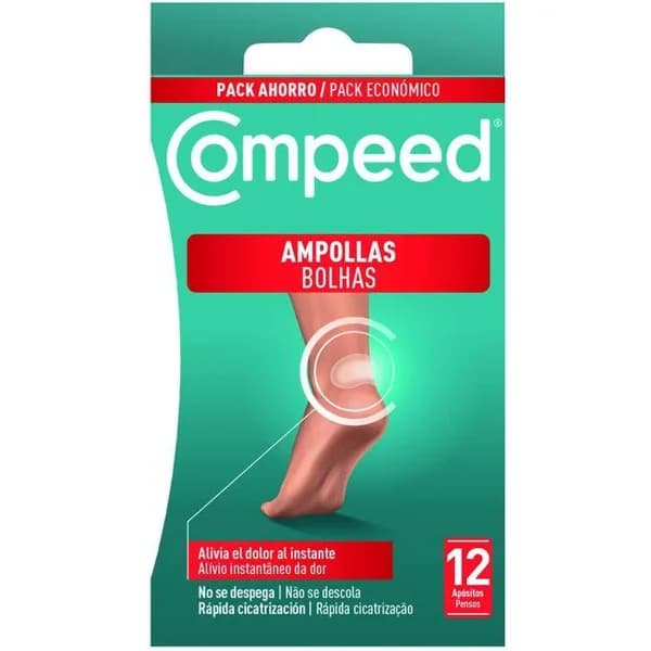 Apósito para ampollas medianas COMPEED, caja 12 uds - 12 ud - Imagen del producto en Findit