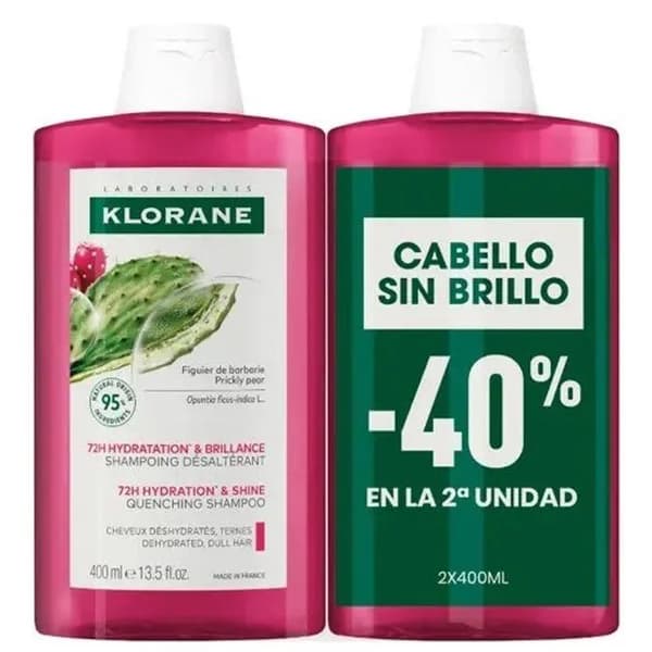 Champú Higo Barbar KLORANE, pack 2x400 ml - 0.8 l - Imagen del producto en Findit