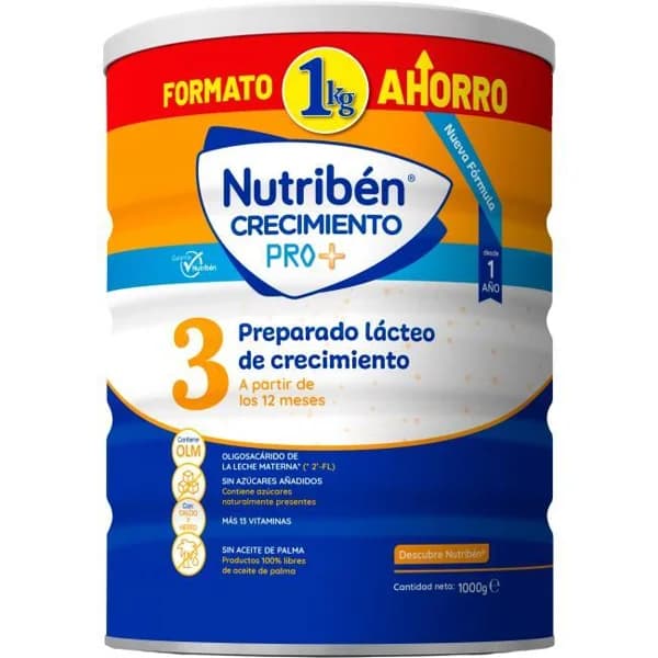 Leche de crecimiento Innova 3 NUTRIBEN, lata 1.000 g - 0 kg - Imagen del producto en Findit