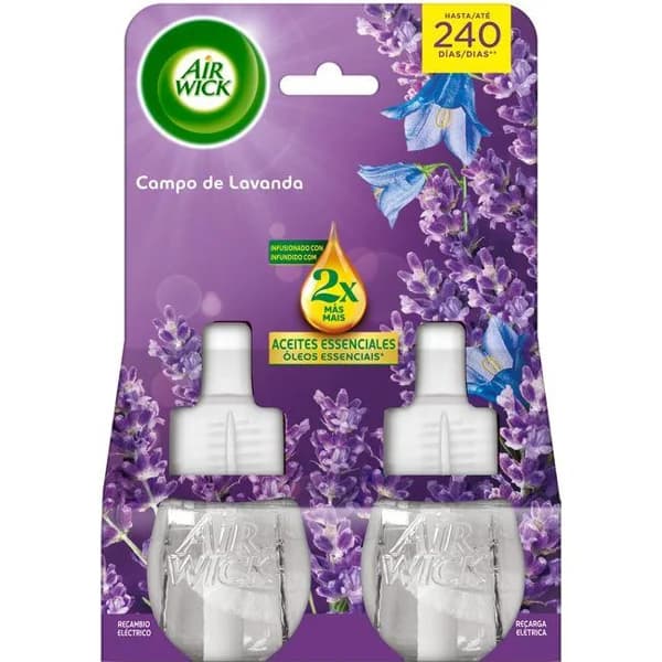 Ambientador eléctrico Lavanda AIRWICK, pack 2 uds - 2 ud - Imagen del producto en Findit