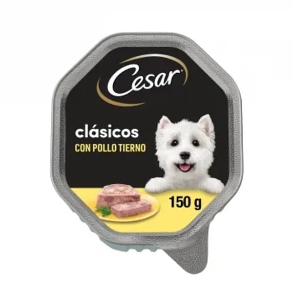 Comida húmeda de pollo para perros Cesar 150 g. - 0.15 kg - Imagen del producto en Findit