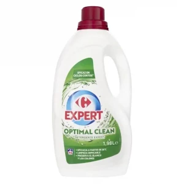 Detergente líquido optima clean Expert Carrefour 44 lavados. - 45.75 ud - Imagen del producto en Findit