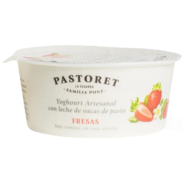 PASTORET Yogur artesanal cremoso con sabor a fresa 125 g. - 0.13 kg - Imagen del producto en Findit