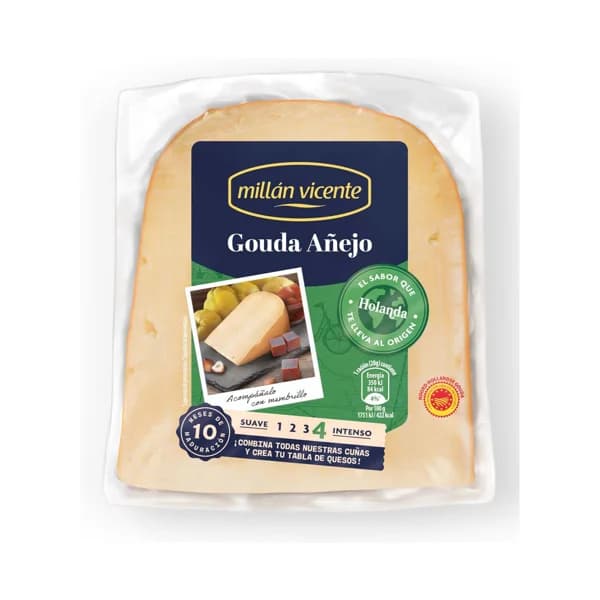 MILLÁN VICENTE Queso gouda añejo cuña 150 g. - 0.15 kg - Imagen del producto en Findit