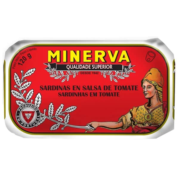 MINERVA Sardinas en salsa de tomate 120 g. - 0.09 kg - Imagen del producto en Findit