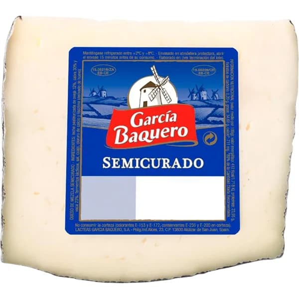 Queso semicurado mezcla GARCÍA BAQUERO, cuña 325 g - 0.33 kg - Imagen del producto en Findit