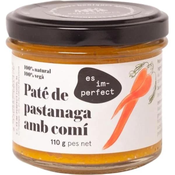 Paté de zanahoria con comino ES IM-PERFECT, frasco 120 g - 1 ud - Imagen del producto en Findit