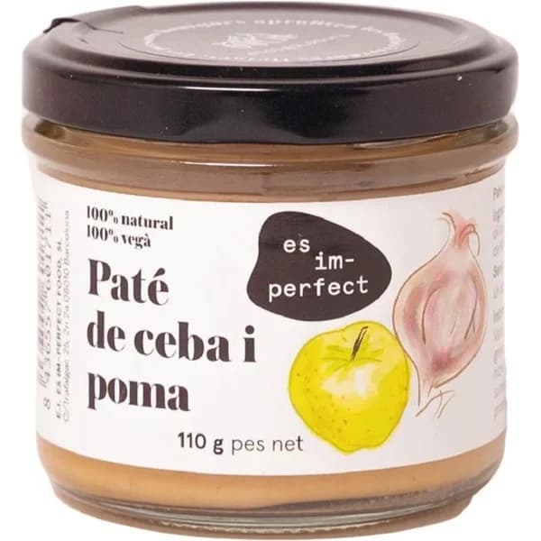 Paté de Cebolla y Manzana ES IM-PERFECT, frasco 110 g - 1 ud - Imagen del producto en Findit