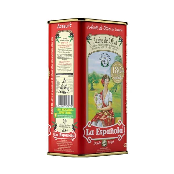 LA ESPAÑOLA Aceite de oliva suave lata de 5 l. - 5 l - Imagen del producto en Findit