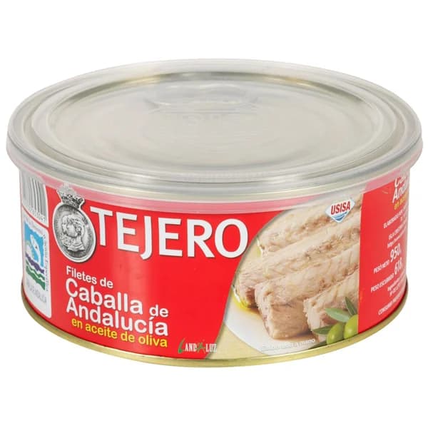 TEJERO Caballa del sur en aceite oliva en filetes 618 g. - 0.62 kg - Imagen del producto en Findit