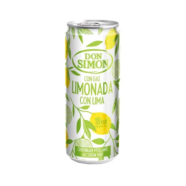 DON SIMON Refresco con gas de limonada con lima, 330 ml. - 0.33 l - Imagen del producto en Findit