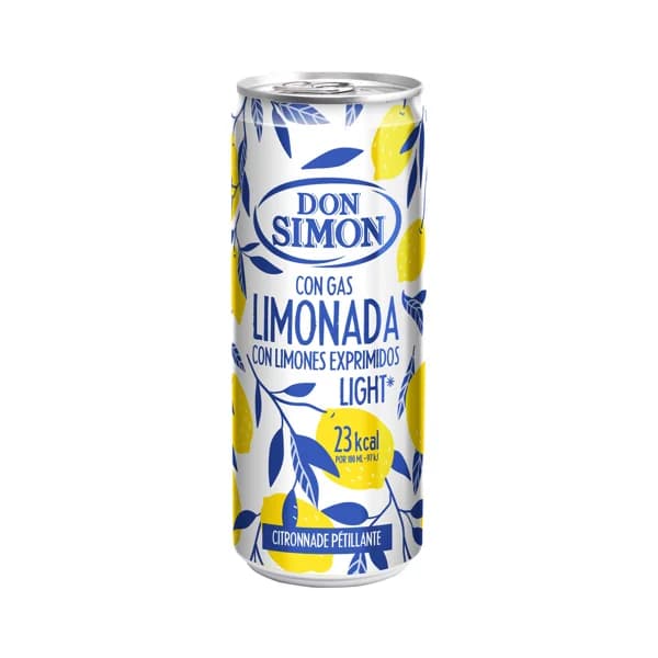 DON SIMON Bebida limonada con gas en lata, 300 ml. - 0.33 l - Imagen del producto en Findit