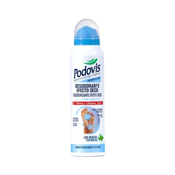 PODOVIS Desodorante en spray para pies efecto seco 24 horas PODOVIS 150 ml. - 0.15 l - Imagen del producto en Findit