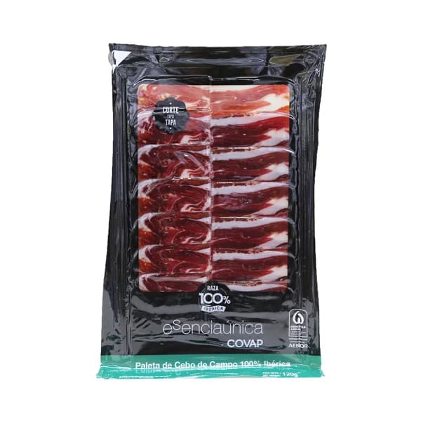 COVAP Paleta cebo de campo 100% raza ibérica corte tipo tapa 120 g. - 0.12 kg - Imagen del producto en Findit