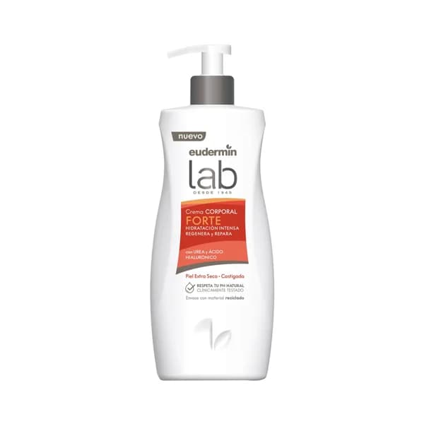 EUDERMIN Lab forte Crema corporal hidratación intesa, para pieles extra secas y / o  castigadas 400 ml. - 0.4 l - Imagen del producto en Findit