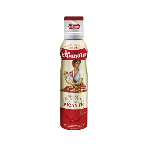 LA ESPAÑOLA Spray de aceite de oliva a la guindilla picante 200 ml. - 0.2 l - Imagen del producto en Findit