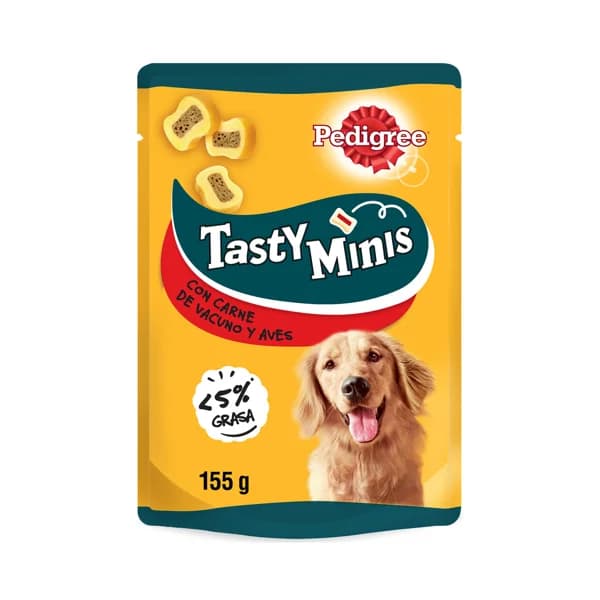 PEDIGREE Bocaditos con sabor a buey para perros PEDIGREE 155 g. - 0.1 kg - Imagen del producto en Findit