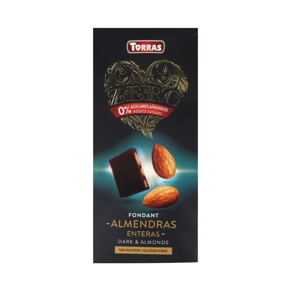 TORRAS Chocolate negro con almendras enteras 150 g. - 0.15 kg - Imagen del producto en Findit