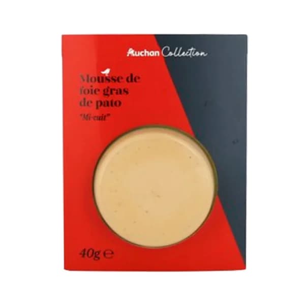 PRODUCTO ALCAMPO Collection Mousse foie gras pato "Mi-cuit" 40 g. - 1 ud - Imagen del producto en Findit