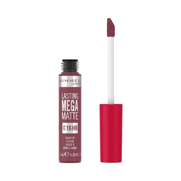 RIMMEL Lasting mega matte tono 900 ravishing rose Pintalabios líquido de larga duración (16 horas) con acabado mate. - 1 ud - Imagen del producto en Findit