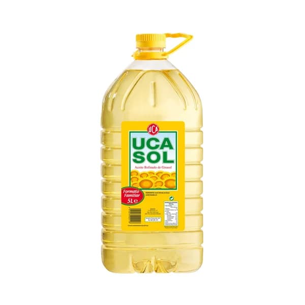 UCASOL Aceite refinado de girasol  garrafa de 5 l. - 5 l - Imagen del producto en Findit
