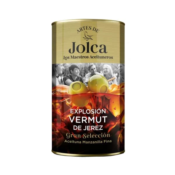 JOLCA Aceituna rellena de vermut D.O Jerez, JOLCA 150 g. - 0.15 kg - Imagen del producto en Findit