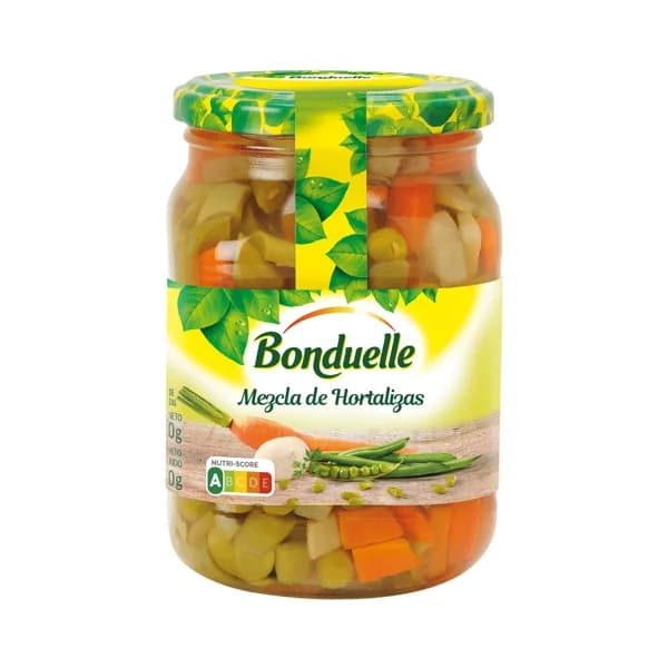 BONDUELLE Macedonia de legumbres frasco de 340 g. - 0.34 kg - Imagen del producto en Findit