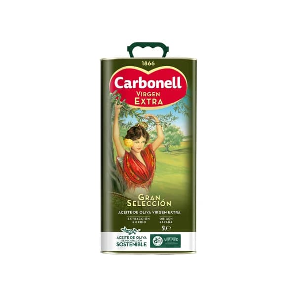 CARBONELL GRAN SELECCION  Aceite de oliva virgen extra lata de 5 l. - 5 l - Imagen del producto en Findit