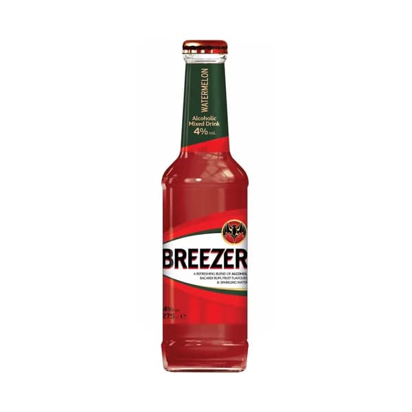 BACARDI Combinado de ron blanco con sandía BACARDI botella de 27,5 cl. - 0.28 l - Imagen del producto en Findit